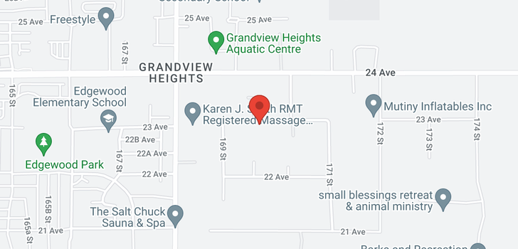 map of 16950 23RD AVENUE